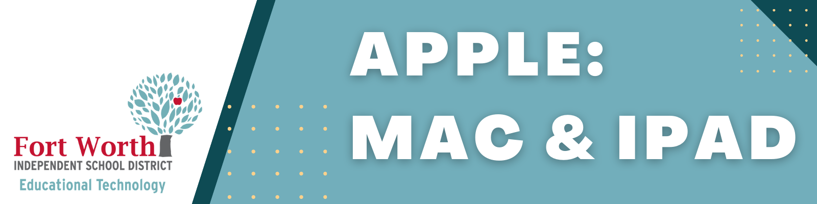 Professional Learning with Educational Technology: Apple Mac and iPad